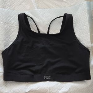 PINK Victoria's Secret Black Ultimate Sports Bra-NWT